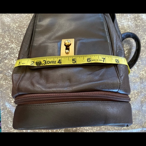 Perlina soft leather back pack